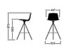 Bar stool Enea 2013 4751 Contemporary / Modern