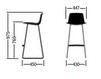 Bar stool Enea 2013 4752 Contemporary / Modern