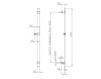 Shower bar Bossini Docce D46000 Contemporary / Modern