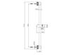 Shower bar Bossini Docce D01000 Contemporary / Modern