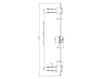 Shower bar Bossini Docce D96000 Contemporary / Modern