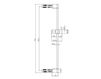 Shower bar Bossini Docce D54000 Contemporary / Modern