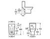 Floor mounted toilet ROCA 2013 342466000 Contemporary / Modern