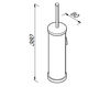 Toilet brush Geesa Geesa Collections 6511-05 Contemporary / Modern