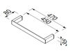 Towel holder Geesa Geesa Collections 3507-02-45 Contemporary / Modern