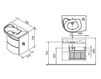 Wash basin cupboard Ravak Rosa Ii X000000313 SDU Rosa Comfort R Contemporary / Modern