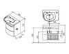 Wash basin cupboard Ravak Rosa X000000163 SDU Rosa Comfort R Contemporary / Modern