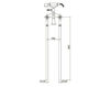 Floor mixer Bongio Axel 15528 Contemporary / Modern