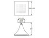 Ceiling mounted shower head FIR Bathroom & Kitchen 87490521000 Contemporary / Modern