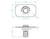Thermostatic mixer THG Bathroom A2Y.5100B Mossi Sun crystal & Améthyst Contemporary / Modern