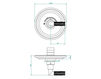 Thermostatic mixer THG Bathroom A33.5100BR Bambou black crystal Contemporary / Modern