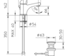 Wash basin mixer Palazzani Proxima 703010 Contemporary / Modern