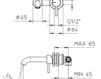 Wash basin mixer Palazzani Digit 103114 Contemporary / Modern