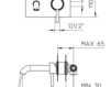 Wash basin mixer Palazzani Idrotech 123014 Contemporary / Modern