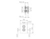 Built-in mixer Palazzani Termostatici 622410 Contemporary / Modern