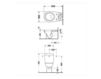 Floor mounted toilet Duravit Duraplus 022901   00 Contemporary / Modern
