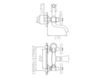 Bath mixer Effepi Erice 10008 Contemporary / Modern