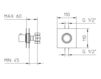 Built-in mixer Palazzani Digit 966419 Contemporary / Modern