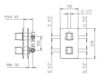 Built-in mixer Palazzani Click 372063 Contemporary / Modern