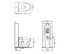 Toilet tank Simas Flow CT 09/D 20 Contemporary / Modern