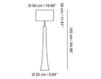 Floor lamp Isolda Home switch Home 2012 SA397 C01 Contemporary / Modern