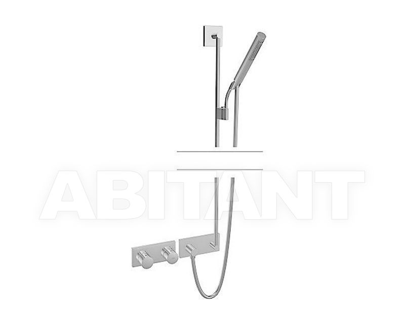 Buy Built-in mixer Hansa Hansadesigno 4487 0050 + 4486 0030