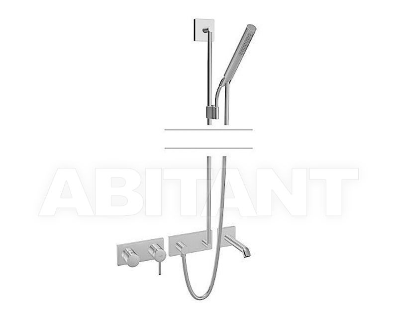Buy Built-in mixer Hansa Hansadesigno 4487 0090 + 4486 0020