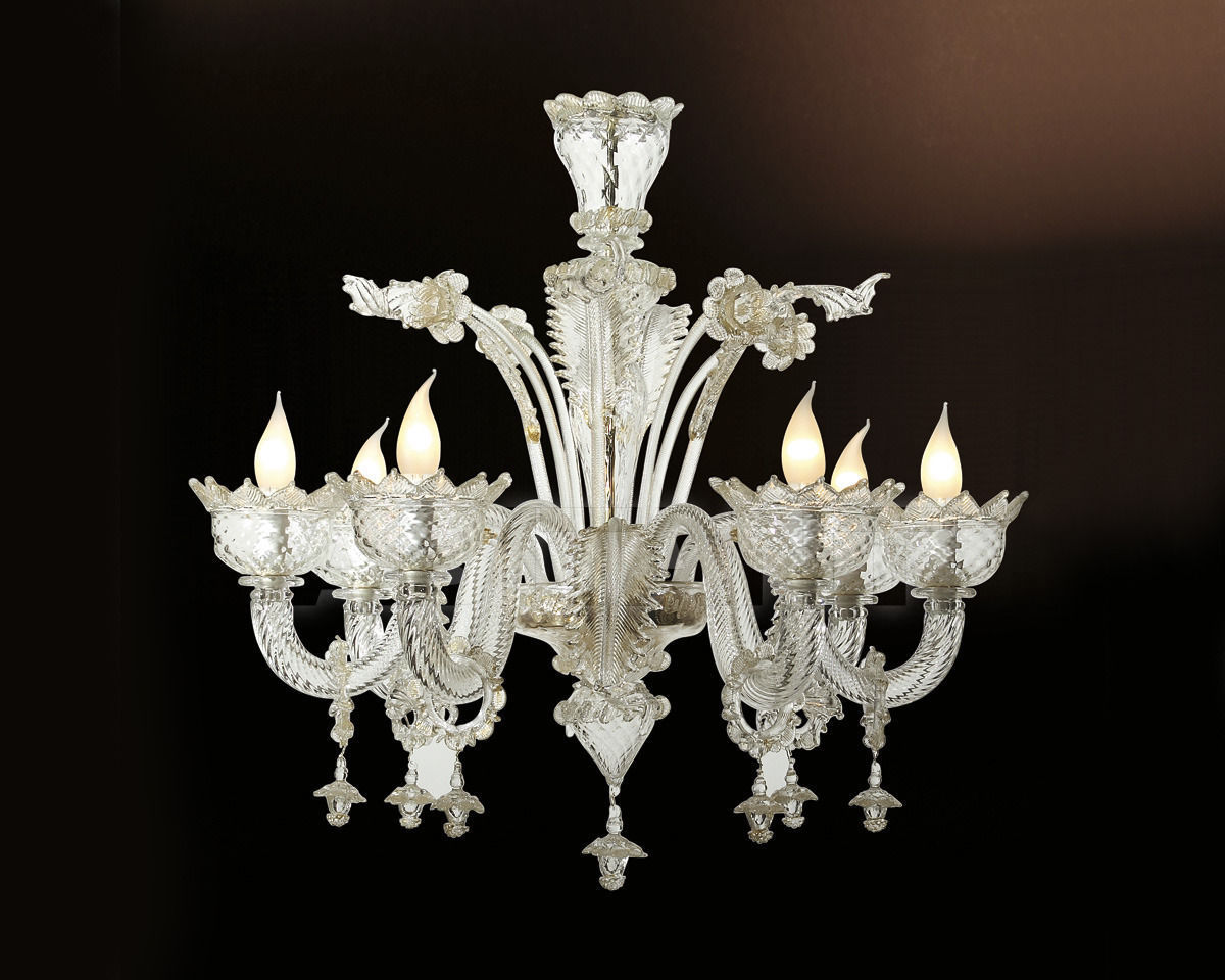 Buy Сhandelier Cavalliluce di Mirco Cavallin Venice 07L6 Cristallo