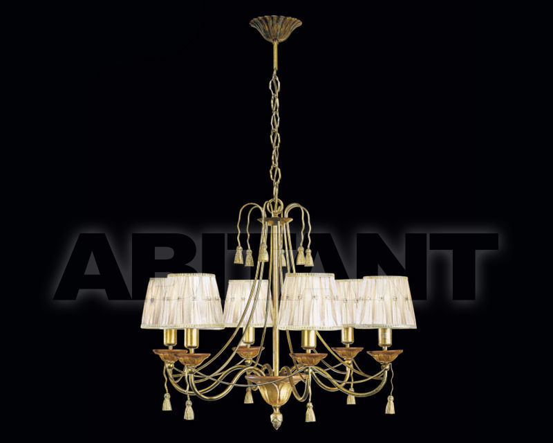 Сhandelier L 13593/6 CP price on request Buy Сhandelier Renzo del Ventisette & C. S.A.S Con Paralumi L 13593/6 CP