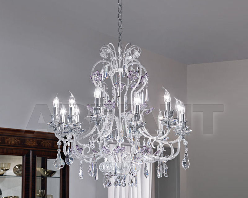 Сhandelier L 14113/8+4 price on request Buy Сhandelier Renzo del Ventisette & C. S.A.S Legno L 14113/8+4