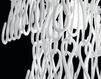 Сhandelier Cremasco Illuminazione snc Opere Di Luce 5099/3PL-CR-BI Contemporary / Modern