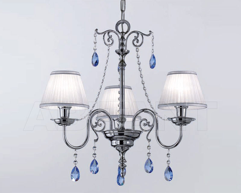 Buy Сhandelier Cremasco Illuminazione snc Opere Di Luce 4087/3S-CR-AZ-BI