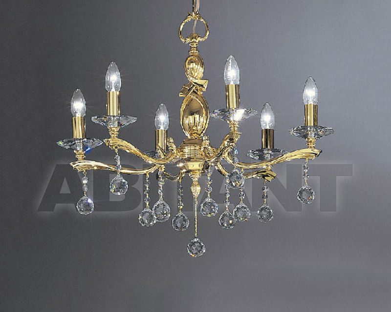 Buy Сhandelier Asfour Crystal Crystal 2013 CH 389/6 Gold Ball OCT100