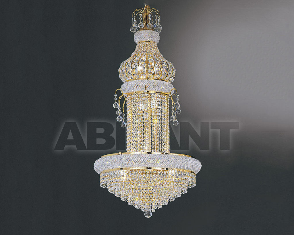 Buy Сhandelier Asfour Crystal Crystal 2013 CH 4058/70/18 Octagons*Beads Gold