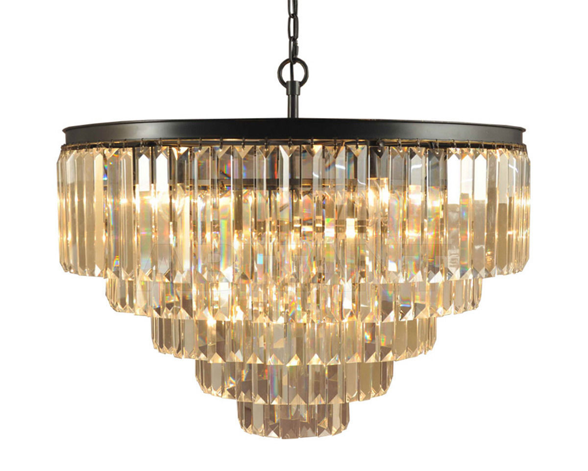 Buy Сhandelier ADAMANT 5 RING CHANDELIER Gramercy Home 2014 CH015-19-ABG