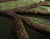 Designer carpet ROOTS green Designer carpet Nodus by IL Piccoli Limited Edition ROOTS Contemporary / Modern