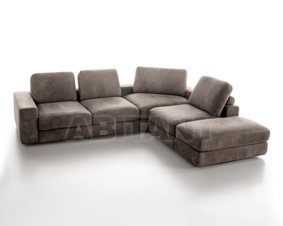 Sofa Brera Terminale 2p. + Angolo + Centrale grande + Pouf price on request Buy Sofa Rosini S.P.A. Modern Brera Terminale 2p. + Angolo + Centrale grande + Pouf