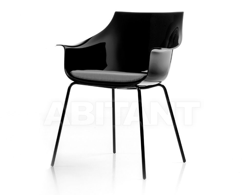 Buy Armchair Estel Group Day 2014 KAB POLTRONCINA 4 GAMBE CON BASE VERNICIATA NERA