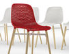 Chair NEXT 4 LEGS Red Chair Infiniti Design Indoor NEXT 4 LEGS Contemporary / Modern
