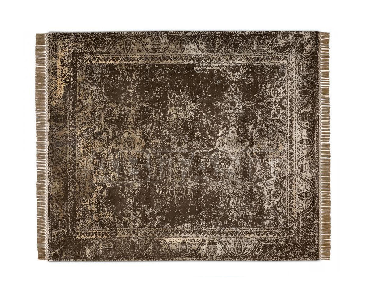 Buy Modern carpet Rug Star Persia/rajasthan Rajasthan No. 01 | SilverToffee on NaturalBrown | SilkFringes