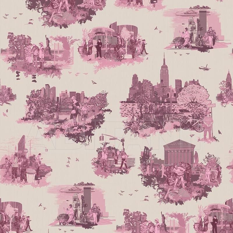 Portiere fabric NEW YORK TOILE - PINKS DIGI/NYTOIL/3098/01 price on request Buy Portiere fabric NEW YORK TOILE - PINKS Timorous beasties Rogues DIGI/NYTOIL/3098/01