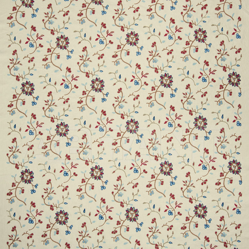 Interior fabric Emile Indigo 1719804 price on request Buy Interior fabric Emile Indigo Fabricut French General 1719804