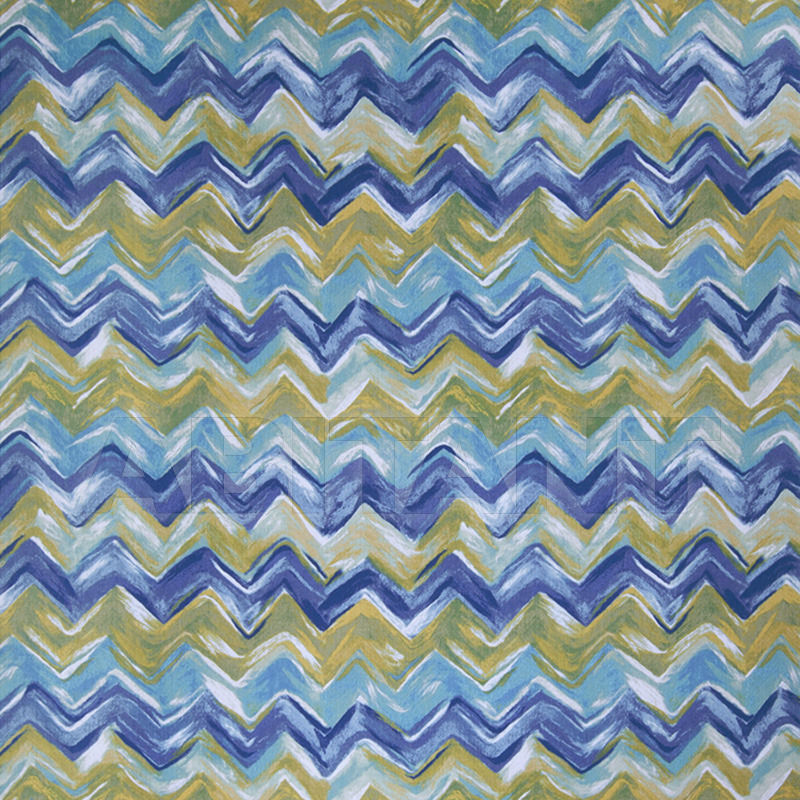 Buy Interior fabric  Blurred Lines Ocean Fabricut Modern Nuances 4764701