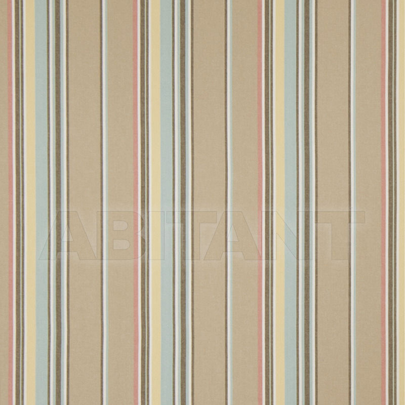 Buy Interior fabric  Nigella Stripe Spa Fabricut Nuances Linen & Cotton 3710701
