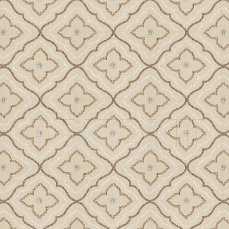 Buy Portiere fabric Love Letters Sandstone Fabricut Vignettes XII 1047101
