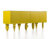 Comode MULTILEG Example 2 Yellow Comode MULTILEG B.D (Barcelona Design) STORAGE AND SHELVING Example 2 Loft / Fusion / Vintage / Retro