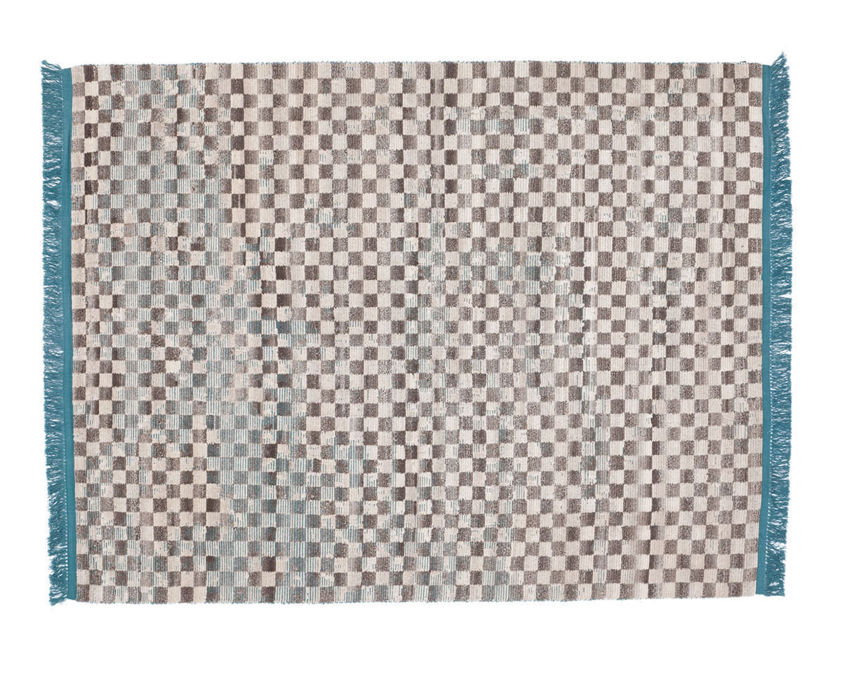 Buy Modern carpet  oldie damier СС-tapis oldie OC.DAM petrol